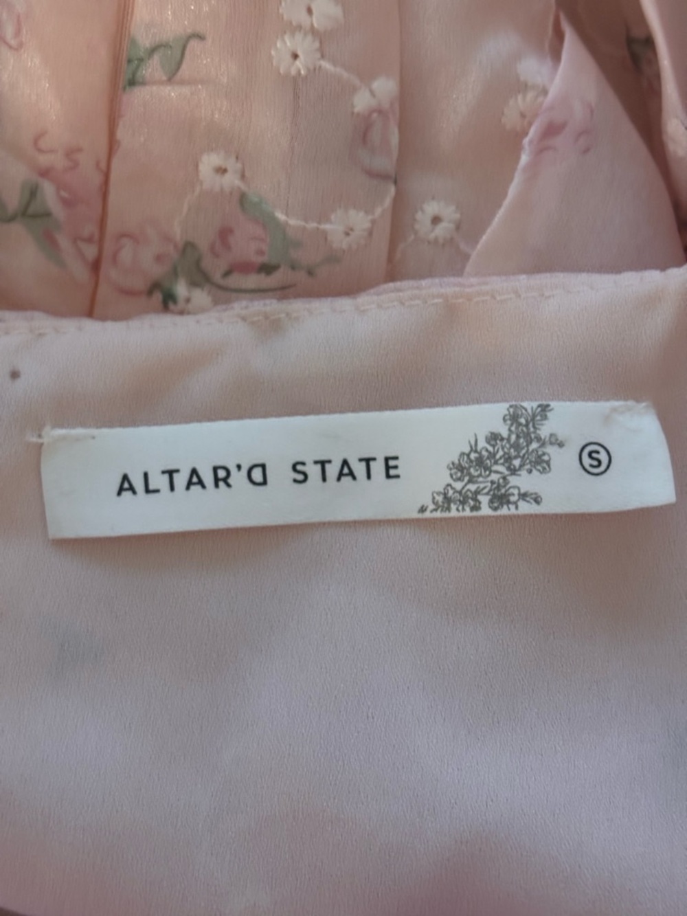 Altar’d State Stephanie Floral Dress Size Small - Picture 5 of 5